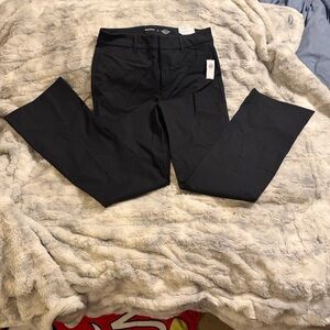 Old Navy Black High-Rise Pixie Flare Pants